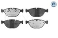 Meyle Bremsbelagsatz, Scheibenbremse 025 234 4821/PD für BMW