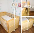 Himmelstange Stange für Kinderbett Babybett Gitterbett Befestigung Himmelhalter