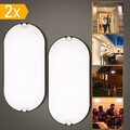 2x Ovalleuchte Wannenleuchte 15W Kellerleuchte Badlampe Feuchtraumleuchte LED