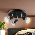 Deckenstrahler LED 3 flammig schwenkbar Deckenlampe Spot Deckenleuchte GU10
