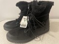 Winterstiefel Stiefelette Boots Gr. 39 Damen Schwarz gefüttert NEU!! #SIL