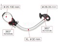Fiamma Bike-Block Pro S4 Fahrradhalter, silber