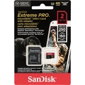 Sandisk Micro SDXC Karte 2TB Extreme Pro UHS-I U3 4K 200 MB/s V30 A2 Class 10