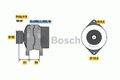 BOSCH Lichtmaschine Generator LiMa ohne Pfand für Fahrzeuge ohne Klimaanlage