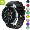 Silikon Sport Armband für Samsung Watch 2 3 4 5 40-46mm Huawei GT/GT2 20mm 22mm