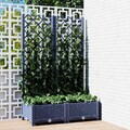 Rankgitter Blumenkasten Blumentopf Blumenkübel Pflanzkasten mit Spalier PP