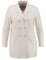 SAMOON Lässiger Sweat-Blazer by Gerry Weber Ringel-Jacke NEU Damen Gr.
