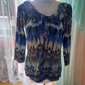 Comma Bluse Blau  Gr. 40 w. Neu