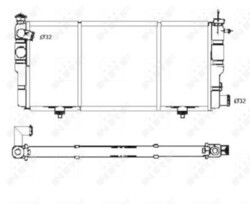 NRF Kühler Wasserkühler Motorkühlung Motorkühler 507120