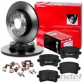 brembo BREMSSCHEIBEN 282mm + BELÄGE HINTEN passend für VW SHARAN + SEAT ALHAMBRA