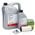 MANN Getriebefilter Satz + 6L FEBI Getriebeöl für AUDI SEAT SKODA VW DQ500 DQ381