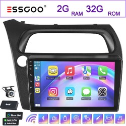 32G Android 14 Autoradio Carplay DAB RDS Navi KAM Für Honda Civic VIII 2006-2011