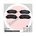 1x Bremsbelagsatz, Scheibenbremse ZIMMERMANN 22800.170.1 passend für SUBARU