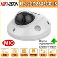 Hikvision DS-2CD2543G2-IS 4MP DarkFighter AcuSense Dome-IP-Kamera Mikrofon PoE