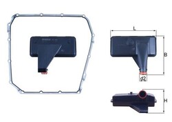 KNECHT Hydraulikfilter Automatikgetriebe für Audi A4 Avant 2.0 TDI 1.8 TFSI A6