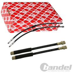 FEBI 4x BREMSSCHLAUCH BREMSSCHLÄUCHE KOMPLETT passend für AUDI A3 YETI VW GOLF