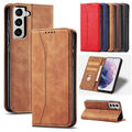 Handyhülle Leder Hülle für Samsung A33 A52S A53 A13 S21FE S21 A22 5G S22 Ultra