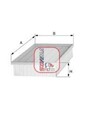 Luftfilter SOFIMA S 8530 A für FIAT TIPO (160) TEMPRA (159) TEMPRA S.W. (159)
