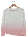 JUVIA Longsleeve Damen Gr. DE 36 weiß-pink Casual-Look