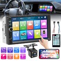 Doppel 2 DIN Autoradio Kamera 7 Zoll MP5 Apple Carplay Android Auto Bluetooth 