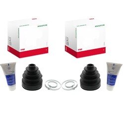 2X SCHAEFFLER FAG ACHSMANSCHETTEN SATZ VORNE GETRIEBESEITIG passend für FIAT DUC