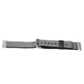 Armband für Withings Steel Hr, 40mm Nylon schwarz/weiß/grau
