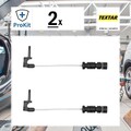 2x ORIGINAL® Textar 98013500 Warnkontakt, Bremsbelagverschleiß Vorne, Hinten