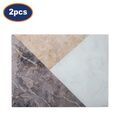 Glas Servierbrett Taifun 2 Stck. Marmor Effekt Arbeitsplatte Sparer Hacken 40x30cm