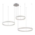 Pendelleuchte Hängelampe Esstischlampe dimmbar Fernbedienung LED Ringe H 120 cm