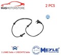 ABS SENSOR DREHZAHLFÜHLER PAAR MEYLE 014 899 0084 2PCS A FÜR SMART FORFOUR