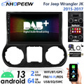 10,1" Android 13 DAB+ Autoradio Carplay GPS Navi für Jeep Wrangler JK 2015-2017