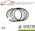 KOLBENRINGE SATZ GOETZE ENGINE 08-109700-00 4PCS P STD FÜR SEAT TOLEDO I