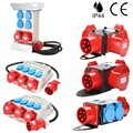 Stromverteiler Steckdosenverteiler CEE-Steckdose CEE Adapter Baustromverteiler