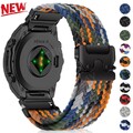 Quickfit Nylon Armband Für Garmin Fenix 8 E 7 7X 6 6X Epix Pro 5 5X Plus 3 3HR