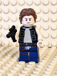 LEGO ® STAR WARS FIGUR HAN SOLO MIT LASER BLASTER NEU & UNBENUTZT