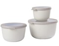 Mepal | Cirqula Multischüssel-Set 3-teilig | vielseitige Verwendung | Nordic whi