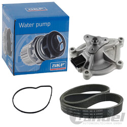 SKF WASSERPUMPE + KEILRIPPENRIEMENSATZ passend für CITROEN BERLINGO B9 C3 2