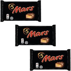 3 x Mars Multipack Schokoriegel 5x 45g = 0,675 kg