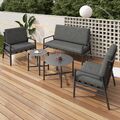 Gartenmöbel Set 3tlg Lounge Gartengarnitur Sitzgruppe Lounge Set Balkonmöbel