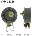 SKF (VKM 11116) Spannrolle, Zahnriemen für AUDI SEAT SKODA VW