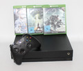 Microsoft Xbox One X - 1TB - Spielekonsole - Schwarz + 3 Spiele