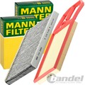 MANN FILTER INSPEKTIONSPAKET passend für VW POLO 6N BEETLE LUPO GOLF 4 BORA 1J