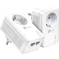 TP-LINK AV1000 2-Port GB Powerline Starter Kit Powerline Einzeladapter Duo Se...