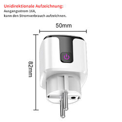 16A WLAN Smart Life Steckdose Für Android iOS Socket Plug Alexa Google Home