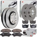 NK BREMSSCHEIBEN + BELÄGE VORNE + HINTEN passend für PEUGEOT 206 Limo CC SW