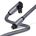 Audiokabel optisch Toslink SPDIF Digital Kabel Winkel Stecker drehbar gewinkelt