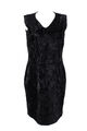 RIANI Kleid Gr. S / 36 Baumwolle Etuikleid Dress Plüschkleid Kleine Schwarze