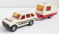 Majorette Range Rover "Free Way" + Wohnwagen ohne OVP 1:36