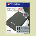 Verbatim Store ´n´ Go Slim Portable SSD USB-C 3.2 Gen1 - 256GB schwarz