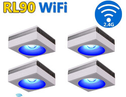 PopBloom RL90 WiFi LED Aquarium Beleuchtung Led Vollspektrum 4 Stück